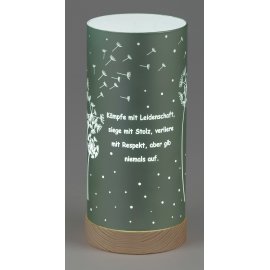 Deko-Licht grün 20cm - Kämpfe mit Leidenschaft