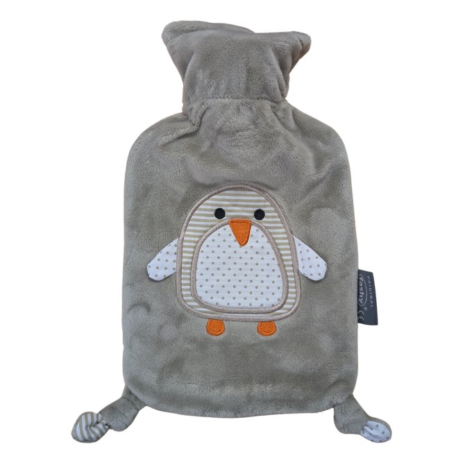 Wärmflasche mit Bezug Pinguin Pia