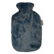 Wärmflasche Flauschbzgug 2l blau