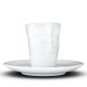 Espresso Mug mit Henkel - Lecker weiß