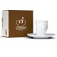 Espresso Mug mit Henkel - Lecker weiß