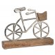 Fahrrad 20cm mit Korb Alu Mango-Holz