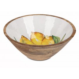Schale 30cm Zitrone Mangoholz