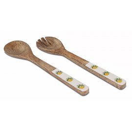 Salatbesteck 2tlg. 34cm Mango Zitrone