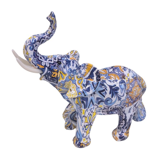 Elefant 20cm Ibizza sort. 