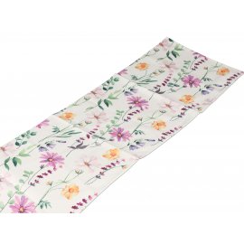 Tischläufer 40x140 wetterfest Blumen