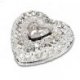 Deko-Herz 4cm Silber-Kristall