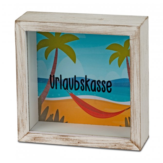 Spardose 15cm Urlaubskasse