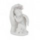 Engel in Hand 9cm Klassik-Weiss