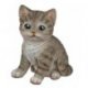 Katze 16cm sitzend Natur
