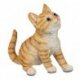 Katze 20cm hoch schauend Natur