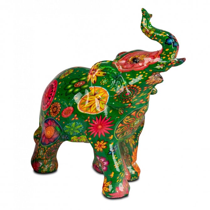 Elefant 13cm Multifarben