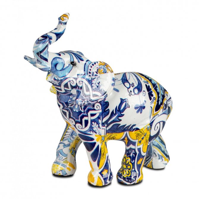 Elefant 13cm Multifarben