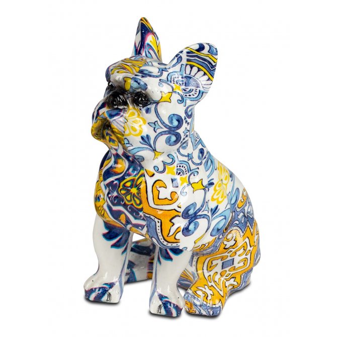 Bulldogge 10cm Multifarben