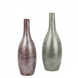 Flaschenvase 32cm Winterzeit