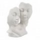 Maske 16cm Mattweiss