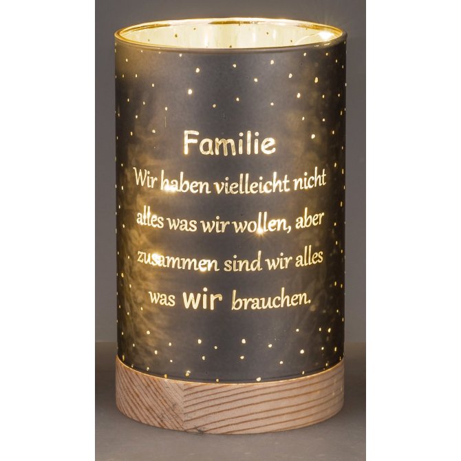 Deko-Licht 15cm grau - alles was wir brauchen