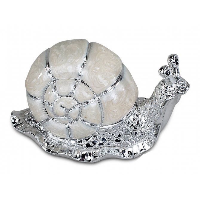 Schnecke Pearl-Silber