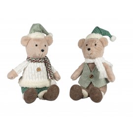 Teddy sitzend 40cm Textil