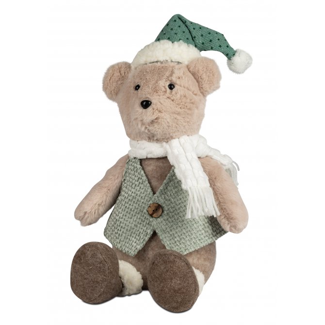Teddy sitzend 40cm Textil