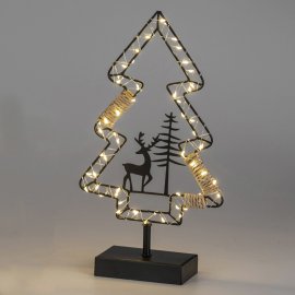 Baum mit Fuß Metall mit LED-Licht