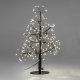 Deko-Tanne 45cm schwarz 240 LED