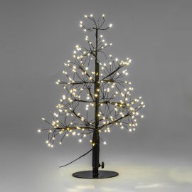 Deko-Tanne 45cm schwarz 240 LED