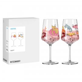 Tierisch Glücklich Cocktailglas 2er Set 5 und 6
