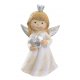 Deko-Engel 13cm mit Krone creme-silber