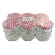Einmachgläser 6er Set Ø82mm 435ml Heku