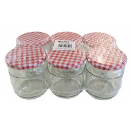 Einmachgläser 6er Set Ø82mm 435ml Heku
