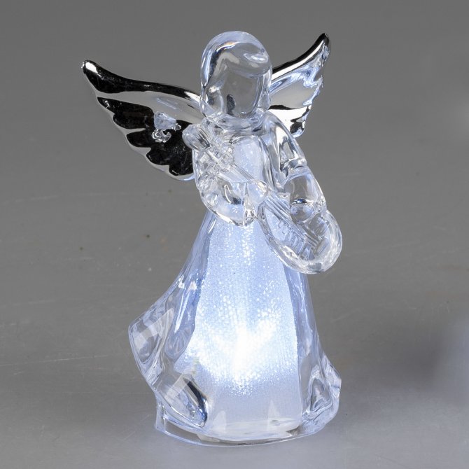 Engel 11cm Acryl mit Licht