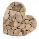 Herz 20cm Holz - natur
