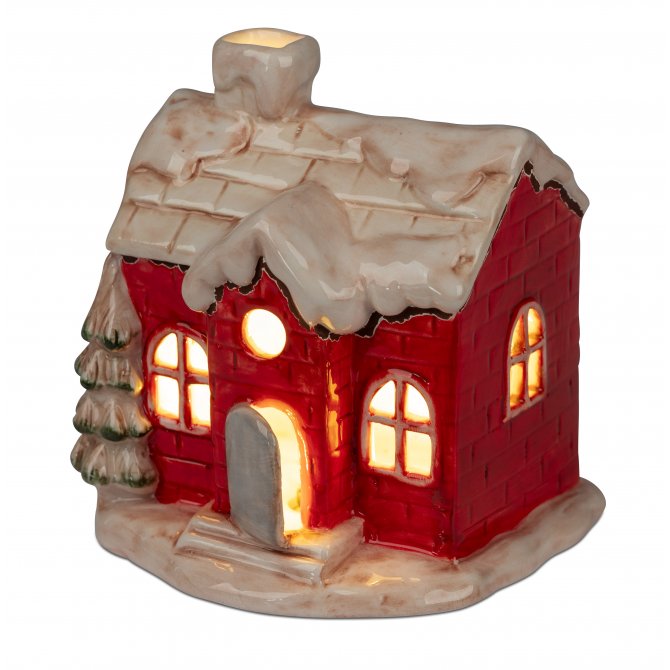 Deko-Haus 15cm mit Licht