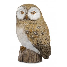 Deko-Eule 12cm Handbemalt-matt