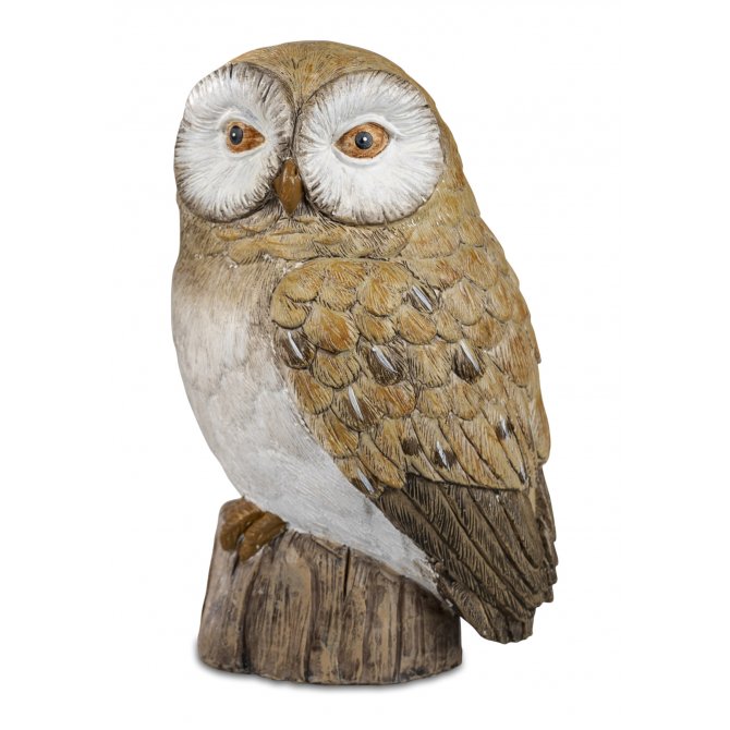 Deko-Eule 12cm Handbemalt-matt