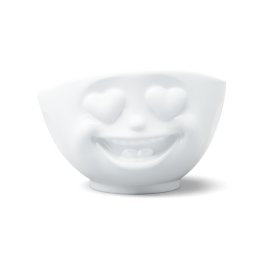 Schale 500 ml - Herzlich - weiß