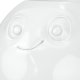 Vase - amüsiert (rund) weiß