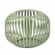 Windlicht-Kugel 14cm Metall-hellgrün