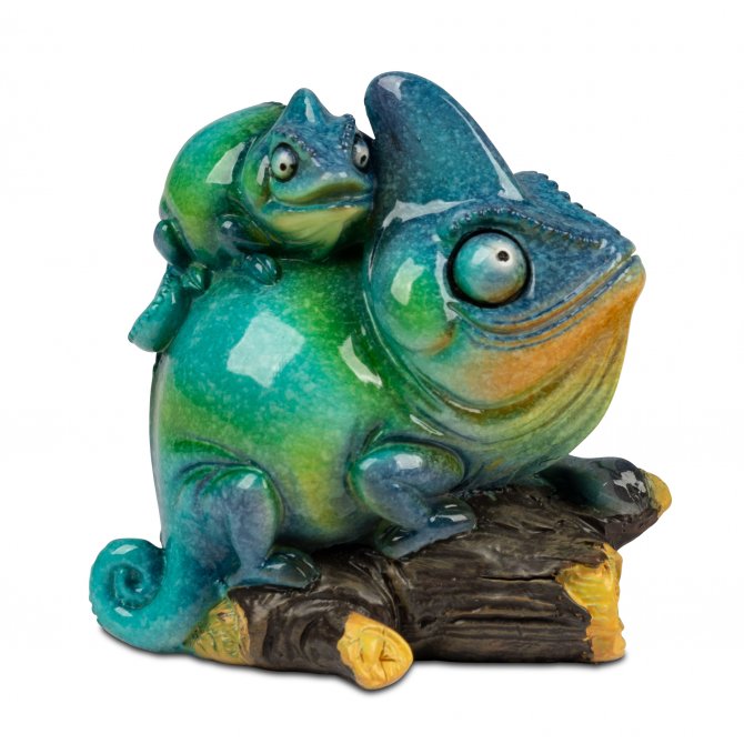 Chamäleon mit Kind Fritzi