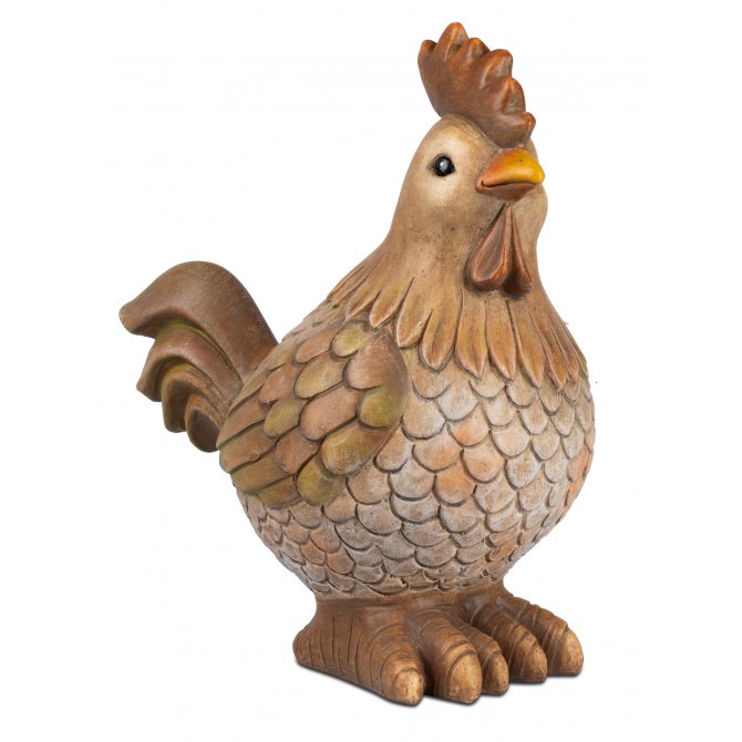 Hahn 28cm Creme-Braun