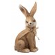 Hase sitzend 45cm Klassik-Braun