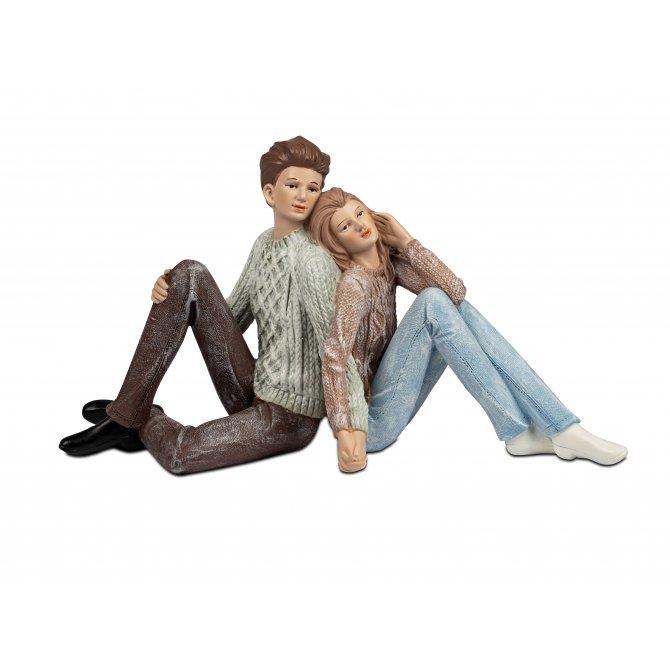 Paar sitzend 33cm