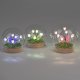 Deko-Kugel 10cm Blumen LED
