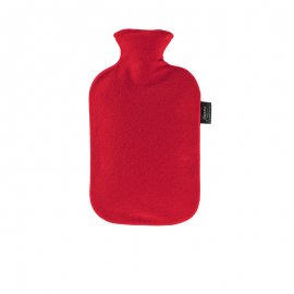 Wärmflasche mit Fleecebezug 2,0 L