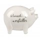 Sparschwein Wunscherfüller 16cm Porzellan