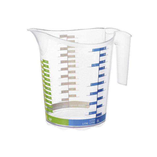 Messbecher Domino 2 l
