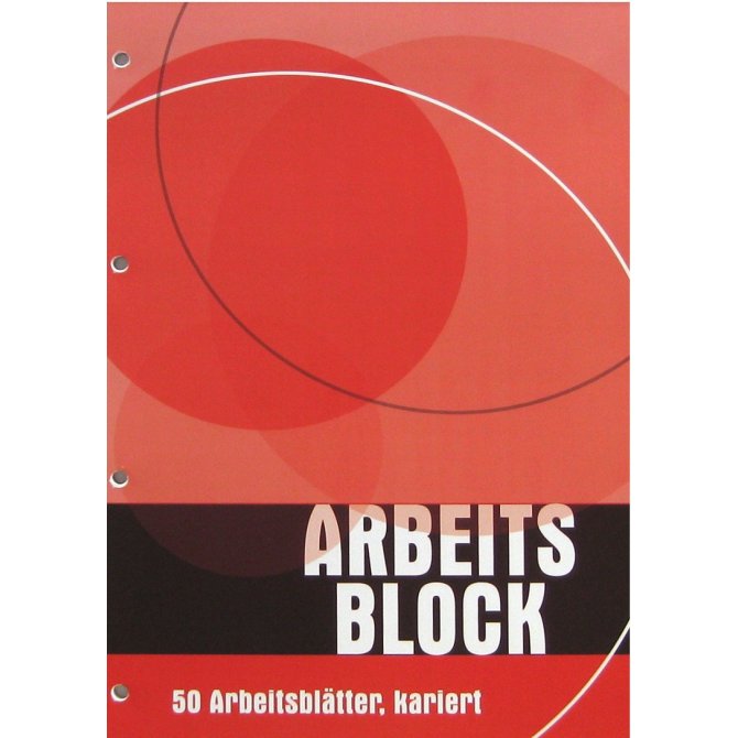 Arbeitsblock 22 kariert Landre