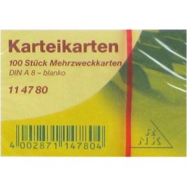 Karteikarten A8 RNK