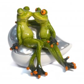 Frosch Paar auf Sofa